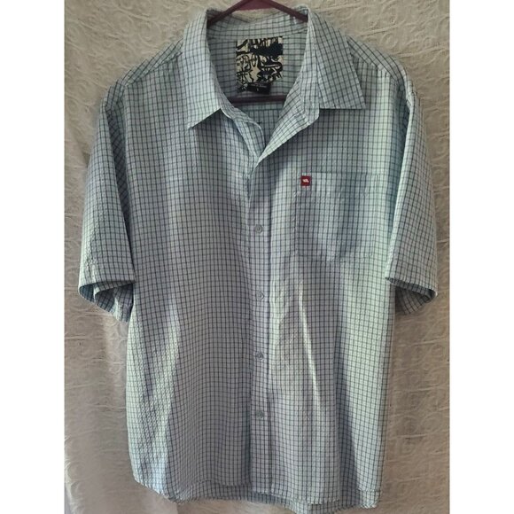 2 Vtg Tony Hawk Skateboard Shirts. Men L. Short Sleeve Button Down Sport Branded - Picture 11 of 16